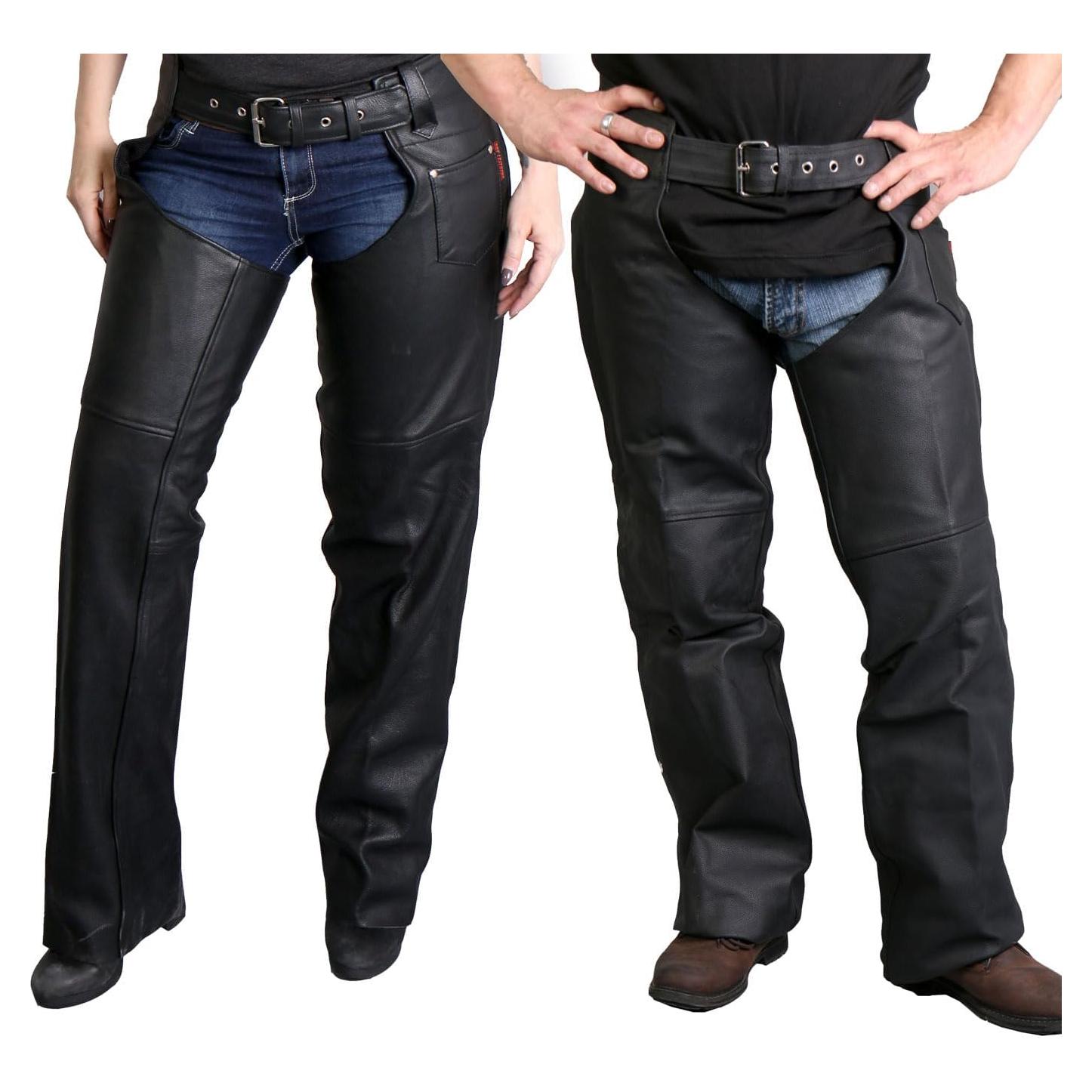Chaps de Cuero Unisex Hot Leathers CHM1005 Forrados