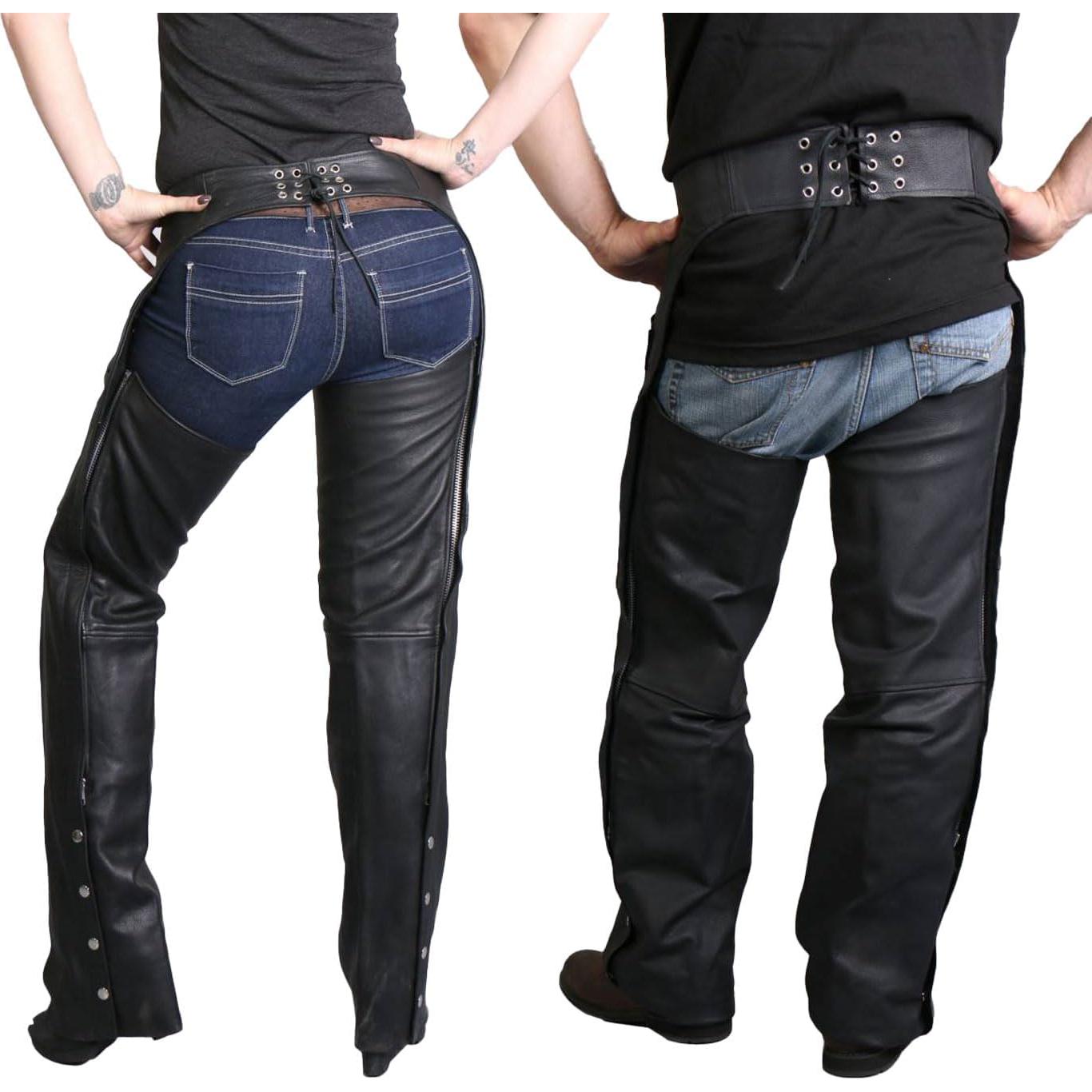 Chaps de Cuero Unisex Hot Leathers CHM1005 Forrados