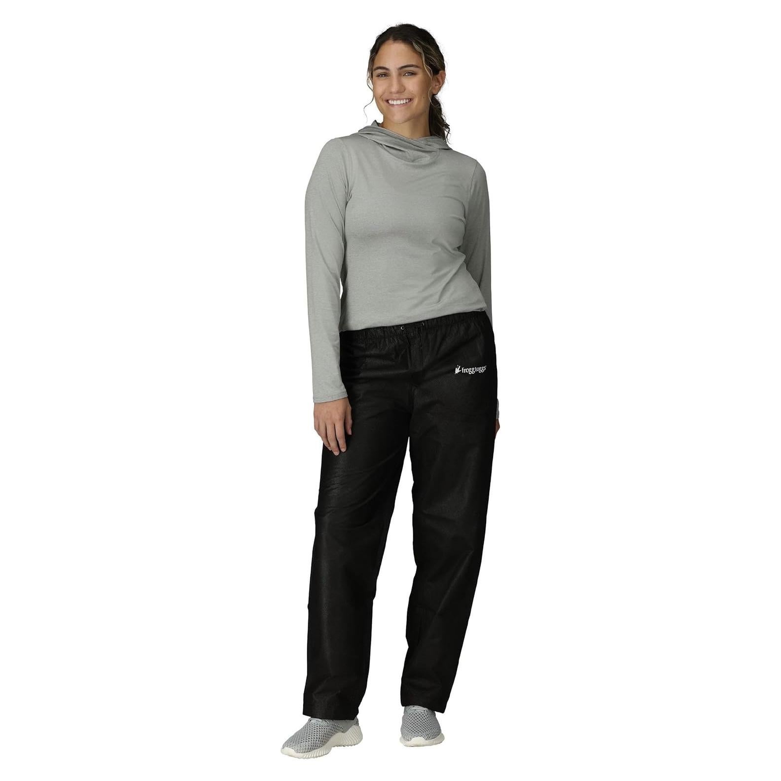 Pantalón de Lluvia Impermeable Frogg Toggs Mujer XX-Large Negro
