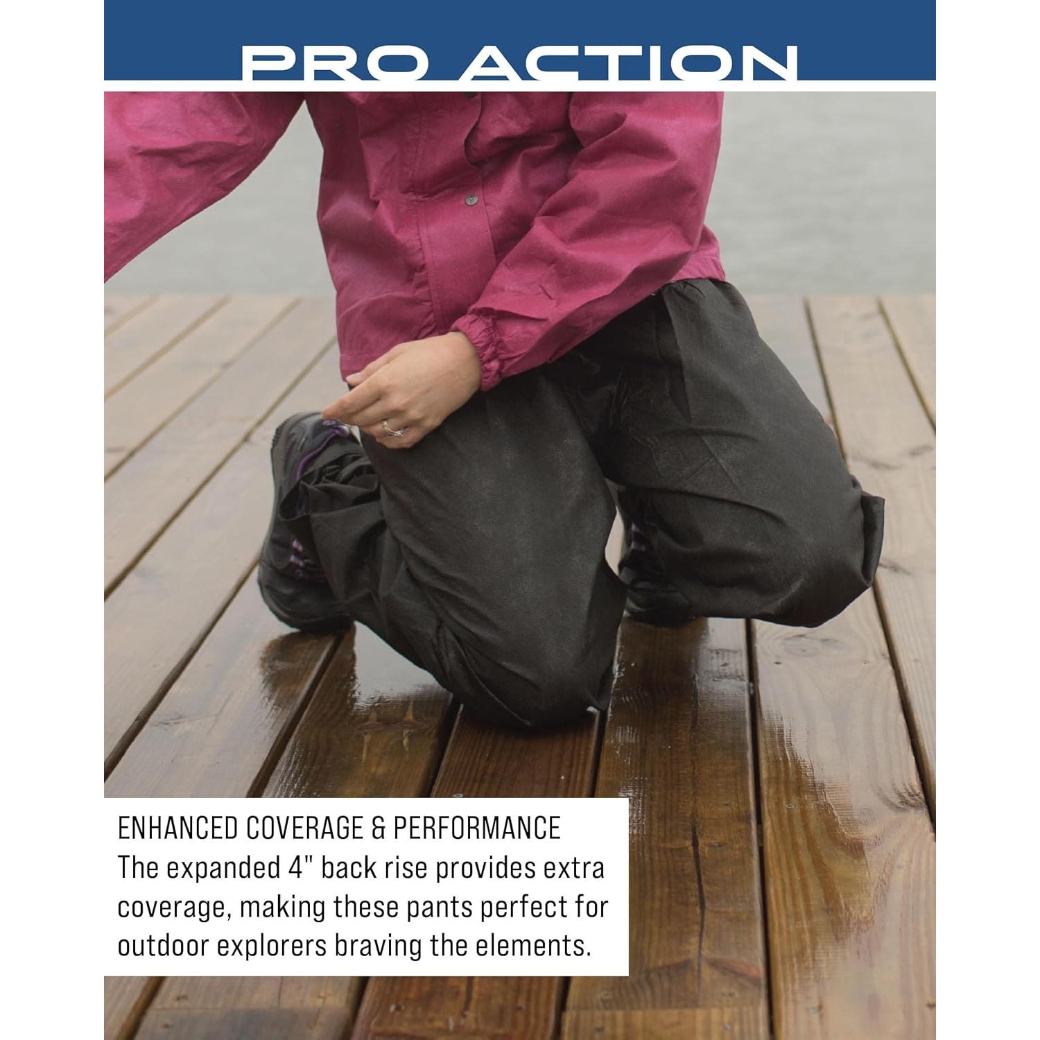 Pantalón de Lluvia Impermeable Frogg Toggs Mujer XX-Large Negro