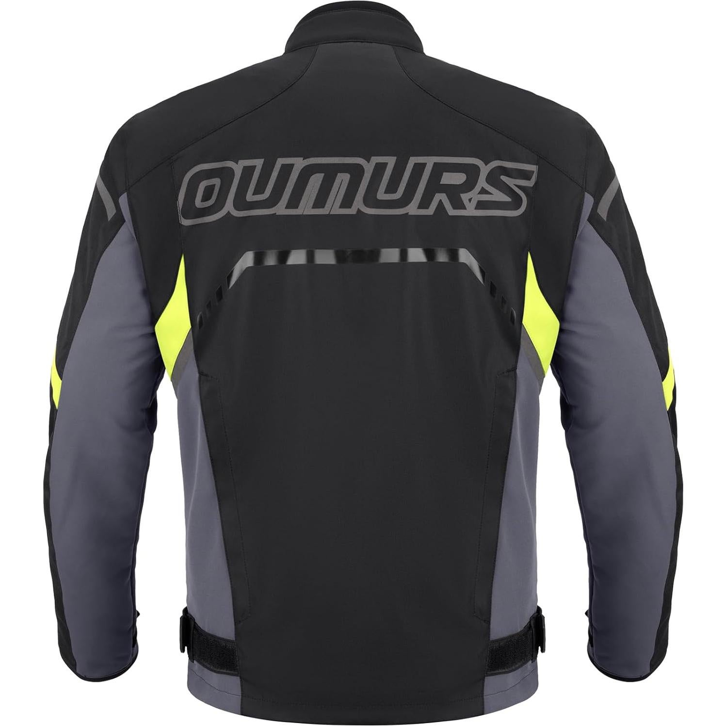 Chaqueta de Motocicleta Impermeable para Hombre con Armadura CE