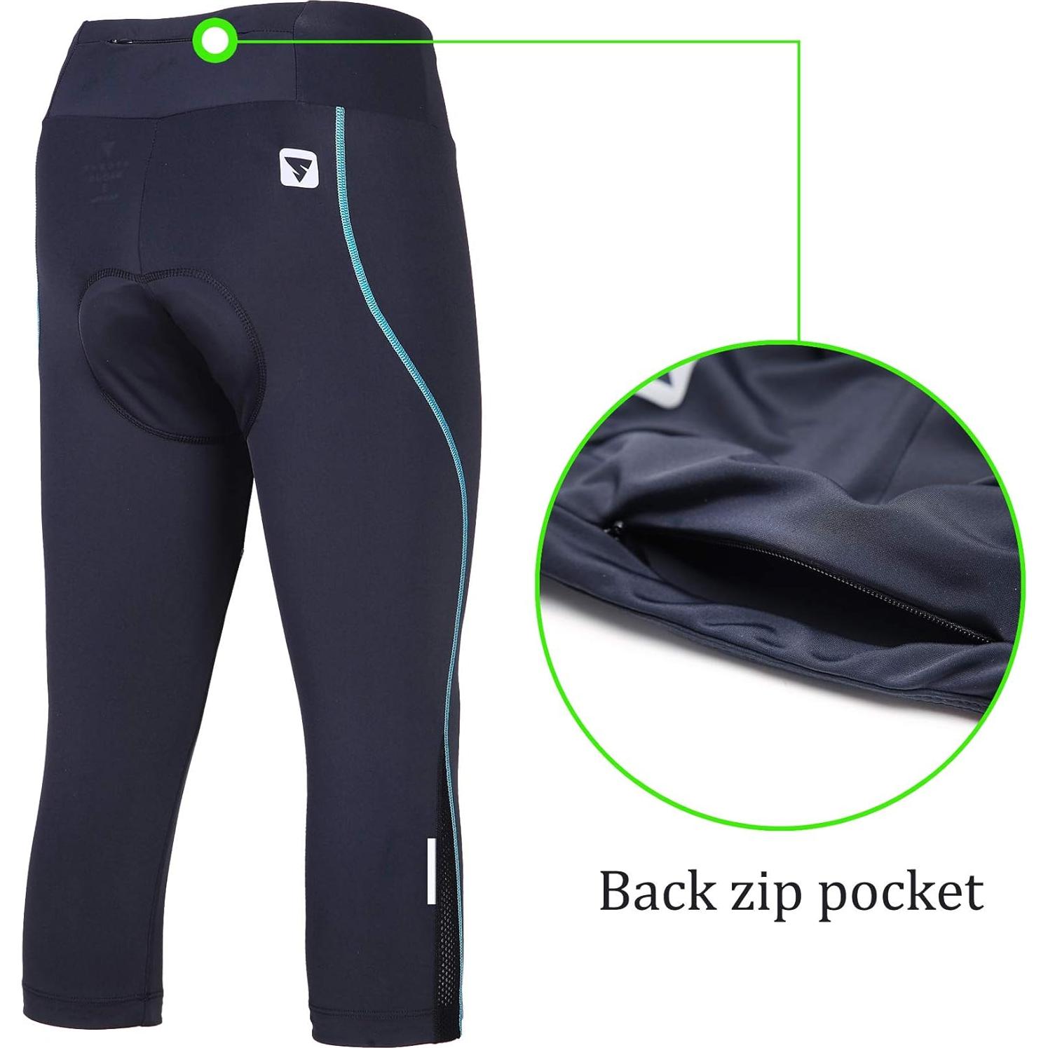 Pantalones de Ciclismo para Mujeres con Gel 3D - Blueline 3/4