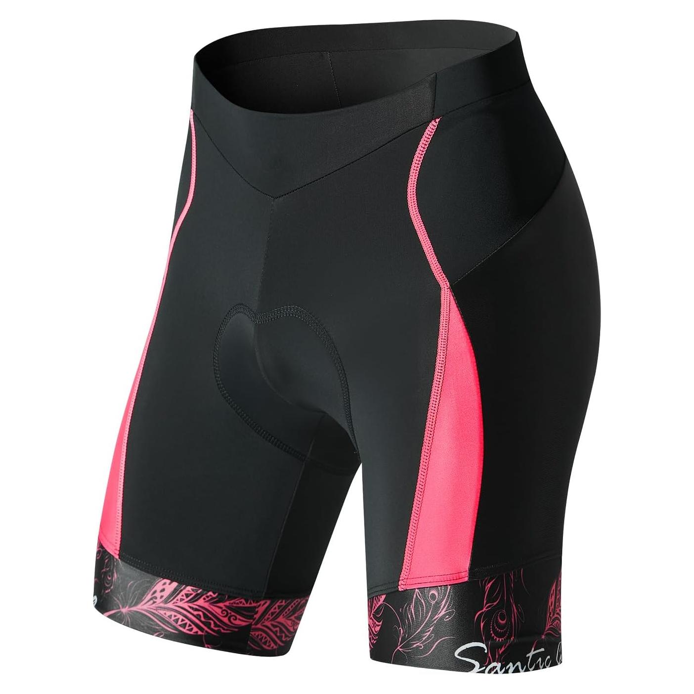 Pantalones Cortos de Ciclismo Santic para Mujeres con Almohadilla