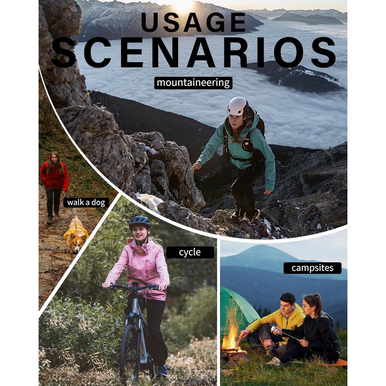 Pantalones de Lluvia iCreek para Mujeres Impermeables Verde