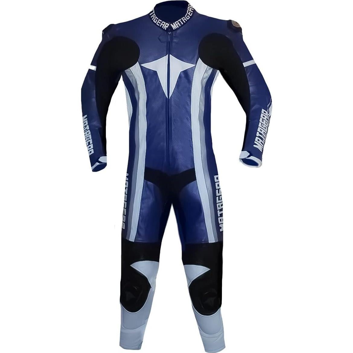 Traje de Pista de Cuero MATAGEAR 395 CE Protección Mediano