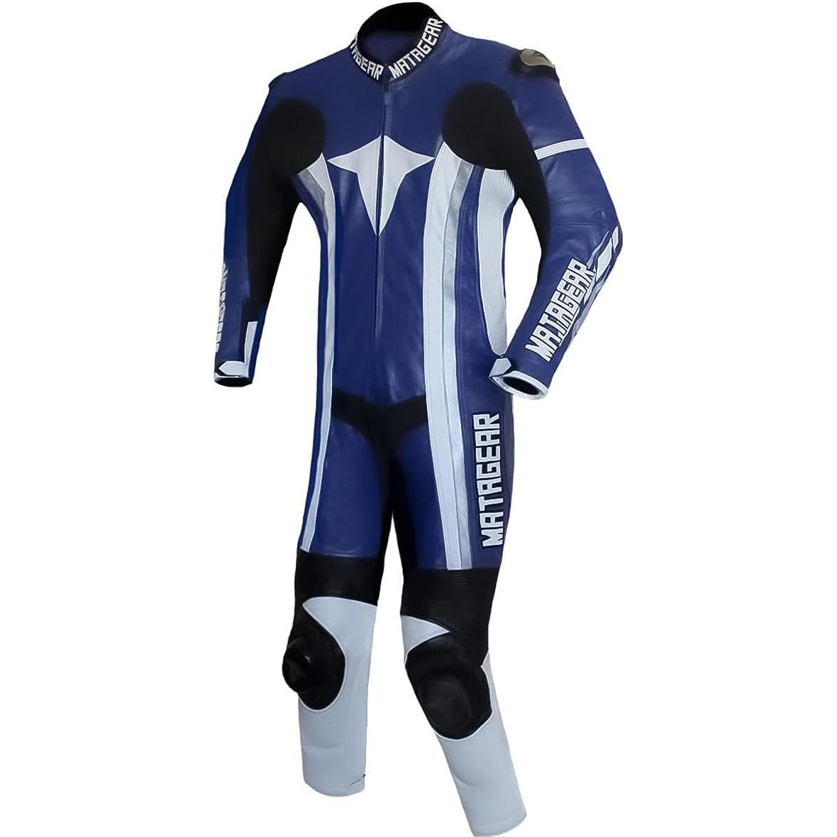 Traje de Pista de Cuero MATAGEAR 395 CE Protección Mediano