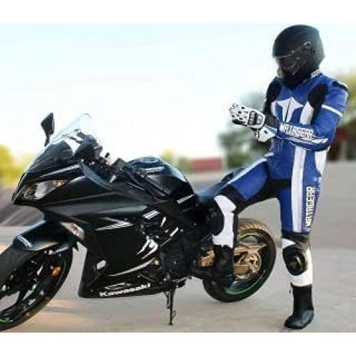 Traje de Pista de Cuero MATAGEAR 395 CE Protección Mediano