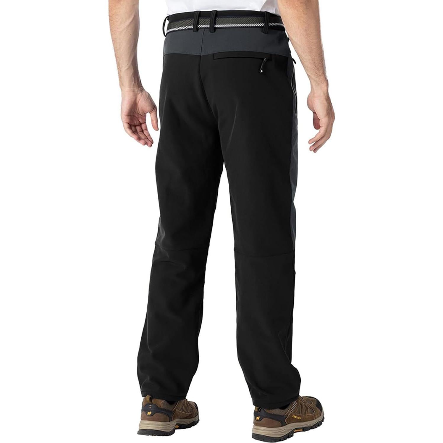 Pantalones de Nieve para Hombre TBMPOY Impermeables 34 Negro