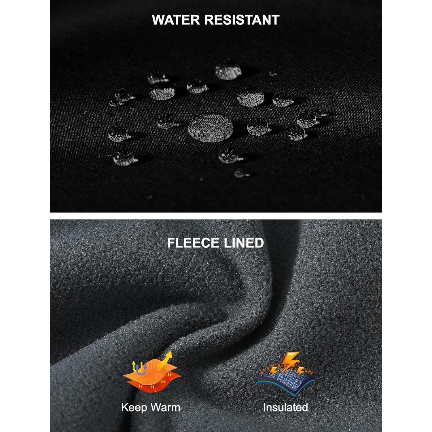 Pantalones de Nieve para Hombre TBMPOY Impermeables 34 Negro