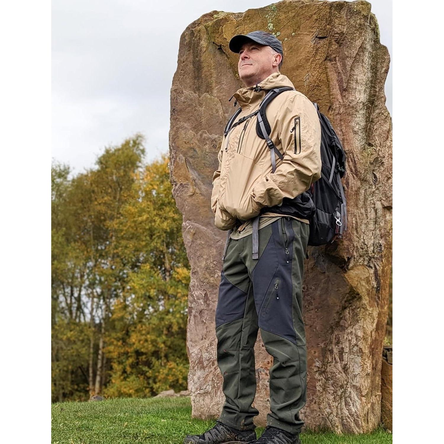 Pantalones de Nieve para Hombre TBMPOY Impermeables 34 Negro