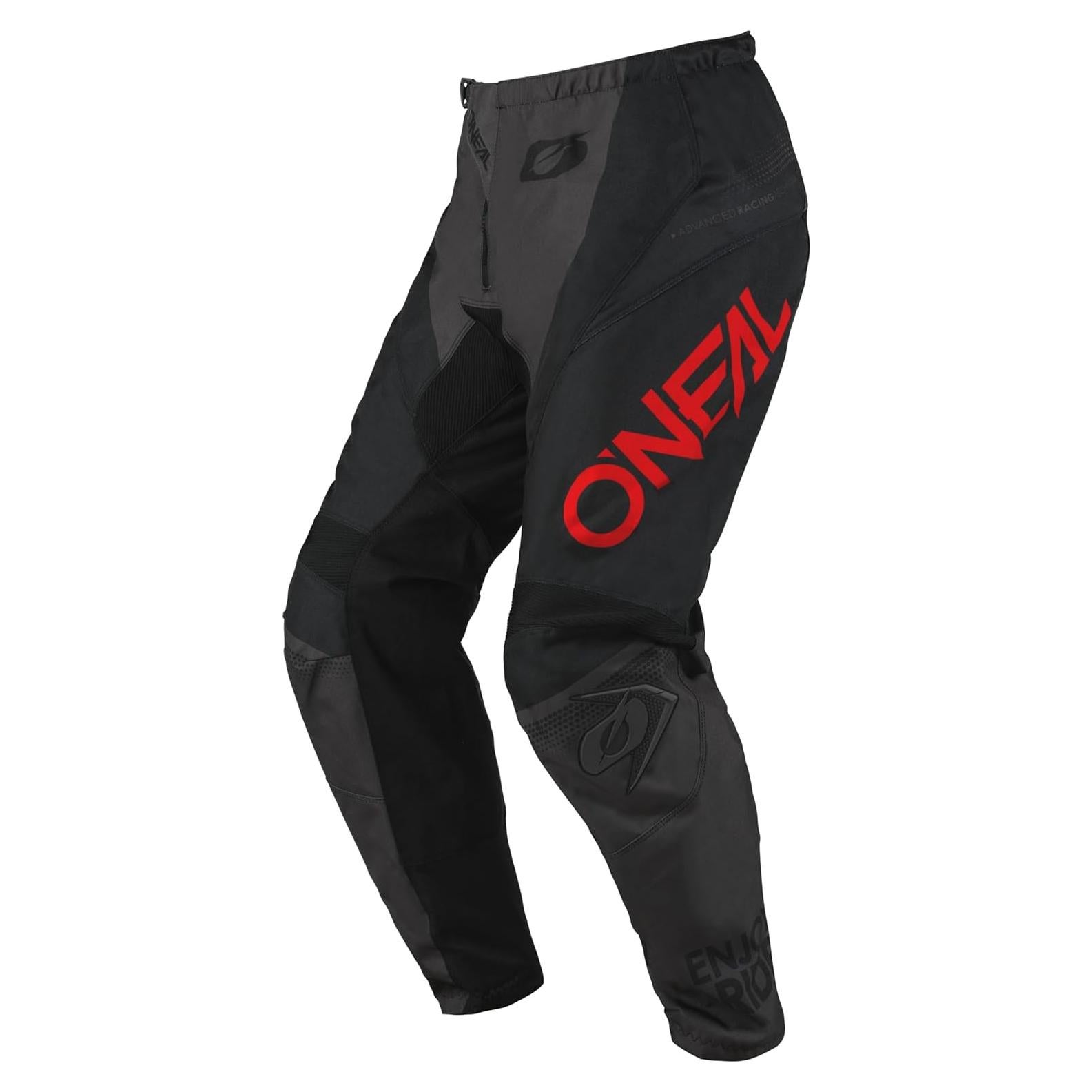 Pantalón O'NEAL Element Racewear Hombre Talla 34 Negro/Gris/Rojo