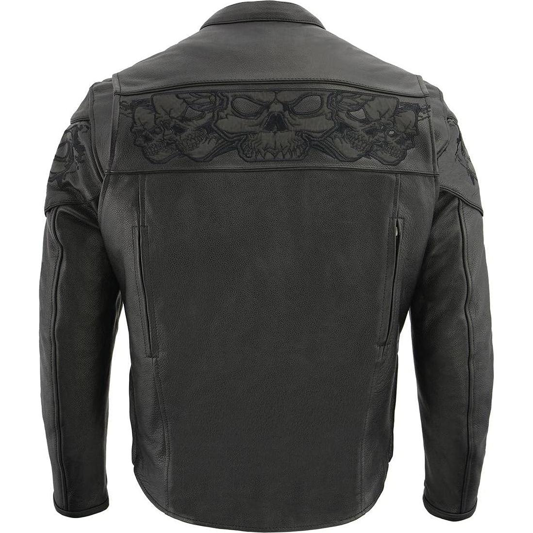 Chaqueta de motocicleta de cuero Milwaukee Leather Cool-Tec 4X