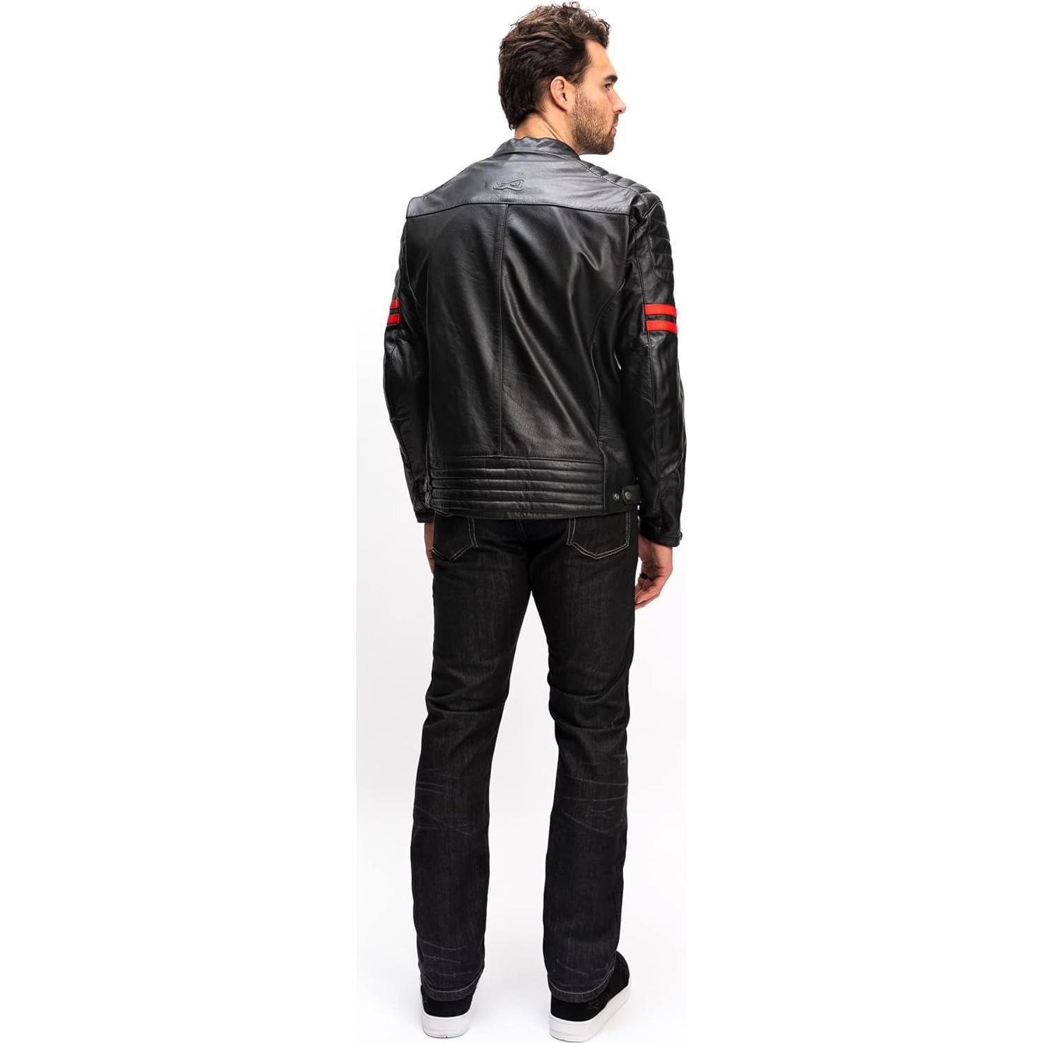 Jeans de Protección para Motocicleta AGVSPORT CE Nivel 2 Negro 42W x 30L