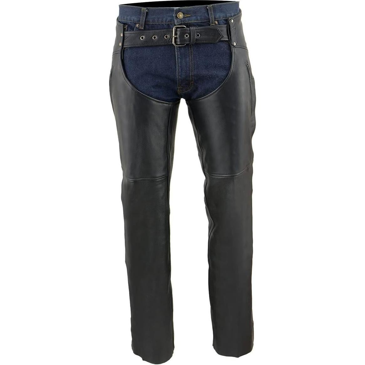 Chaps de Motocicleta de Cuero Premium Milwaukee Leather MLM5502