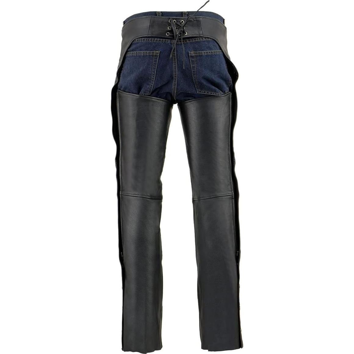 Chaps de Motocicleta de Cuero Premium Milwaukee Leather MLM5502