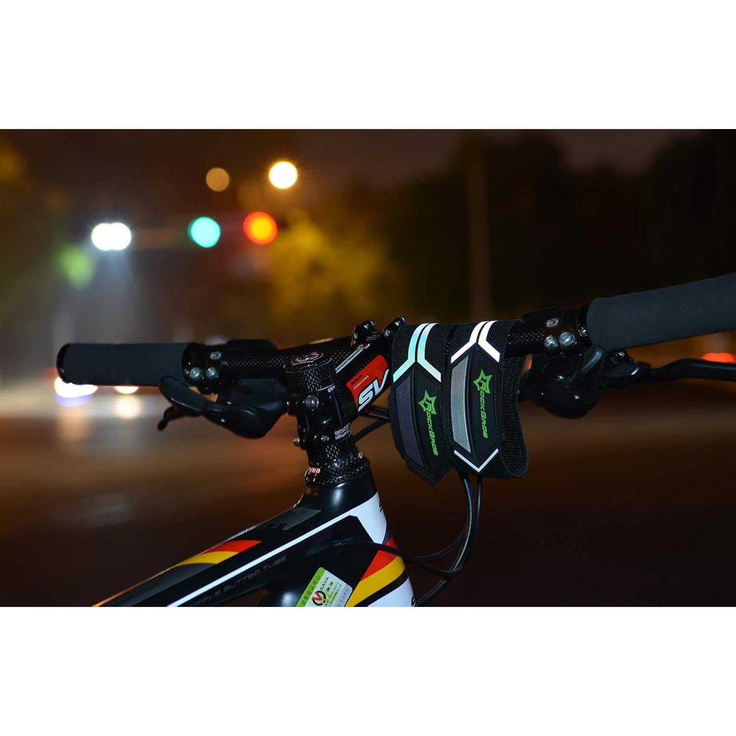 Correas Reflectantes RockBros para Pantalones y Tobillos - 2 PCS