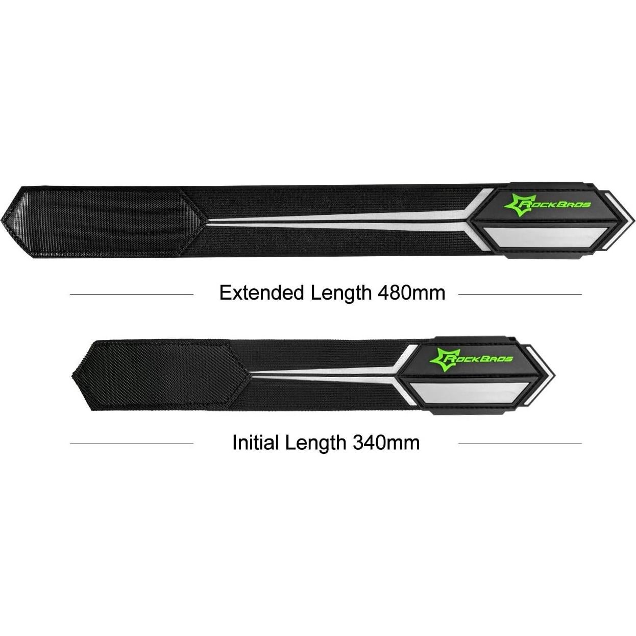 Correas Reflectantes RockBros para Pantalones y Tobillos - 2 PCS
