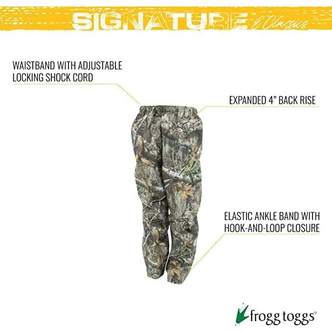 Pantalón de Lluvia Impermeable FROGG TOGGS Mediano Corto