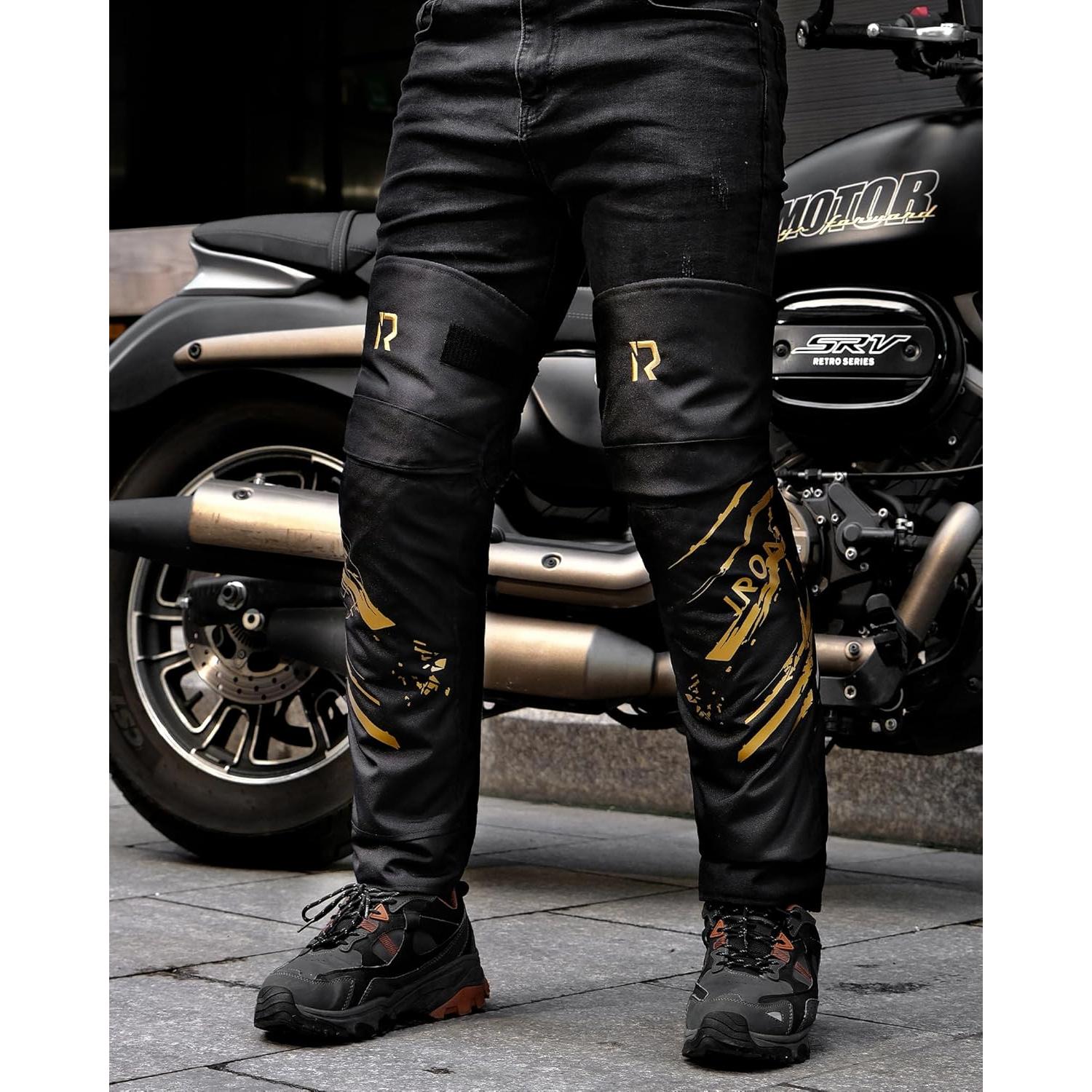 Protectores de Rodilla IRON JIA'S CE 2 para Motocicleta y Esquí