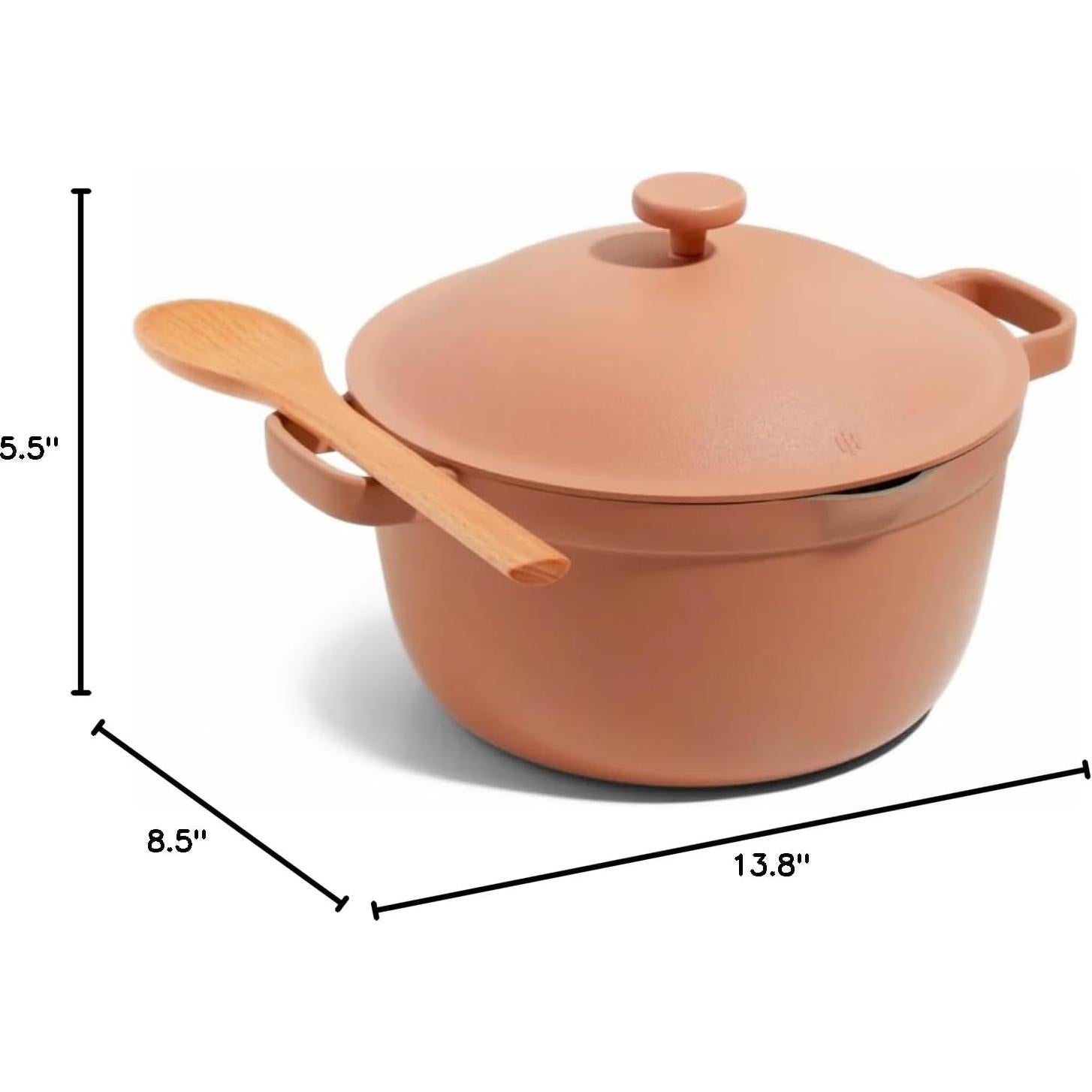 Olla Perfecta Nuestra Opción 5.5 Qt Cerámica Antiadherente