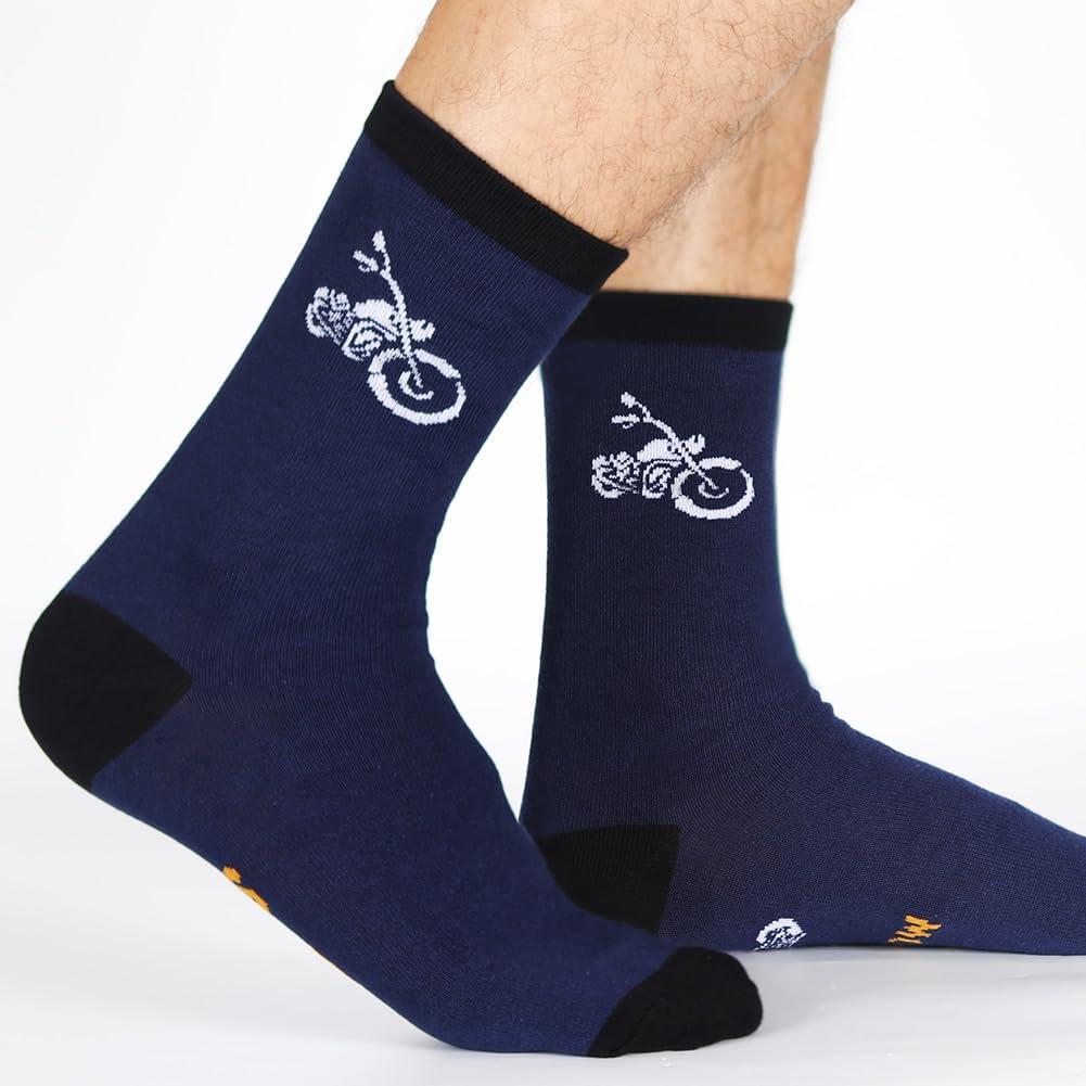 Calcetines de Motocicleta Veachog para Hombres - Regalos Divertidos
