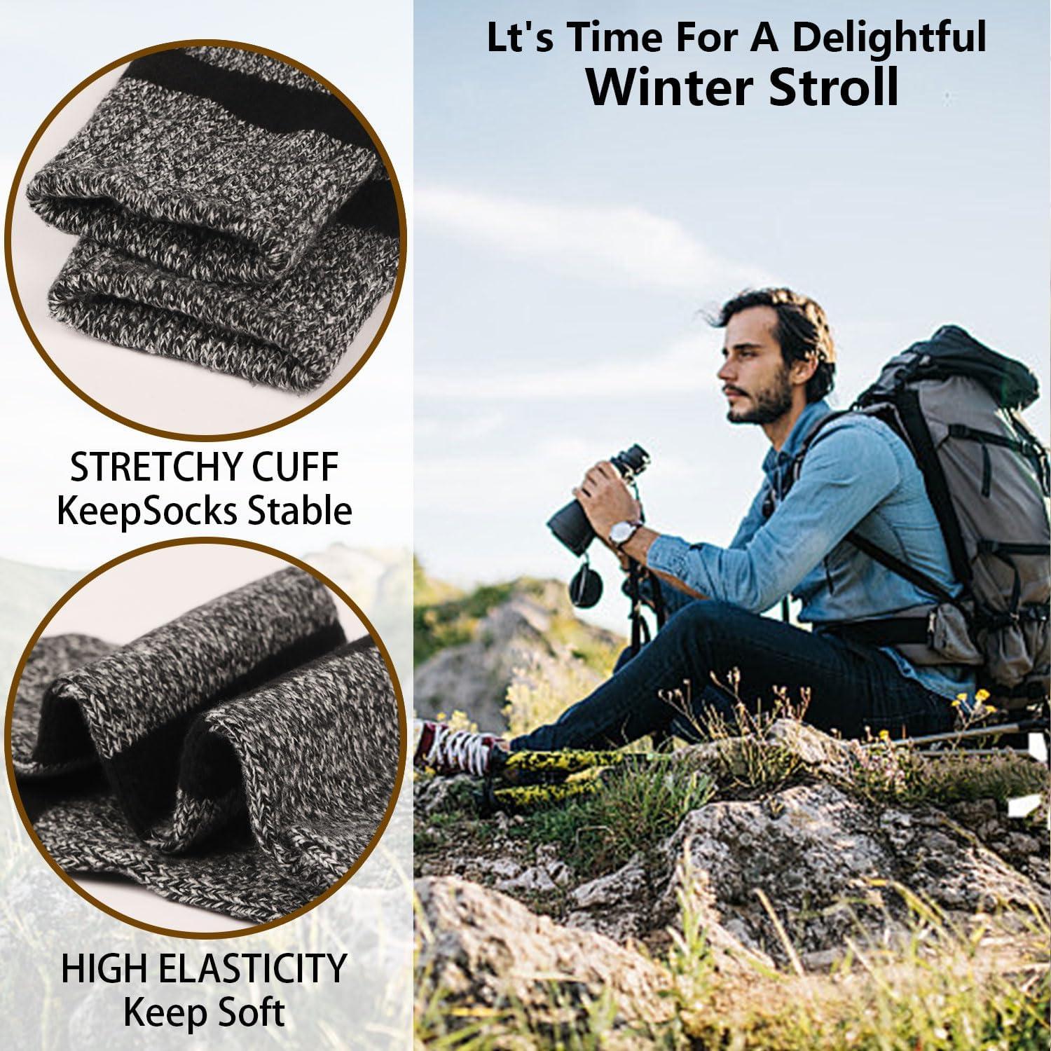 Calcetines Térmicos de Invierno AOLIWEN para Hombre - 5 Pares
