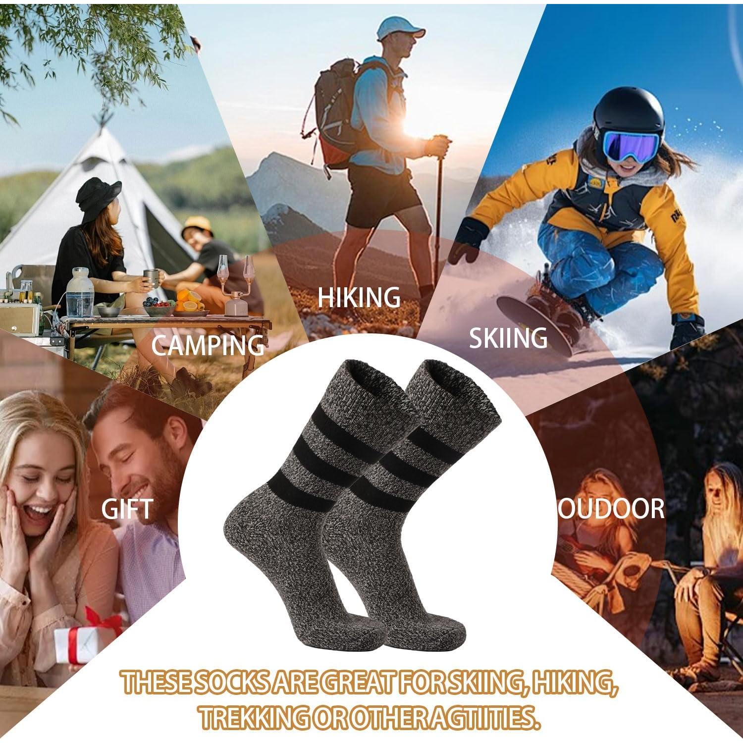 Calcetines Térmicos de Invierno AOLIWEN para Hombre - 5 Pares