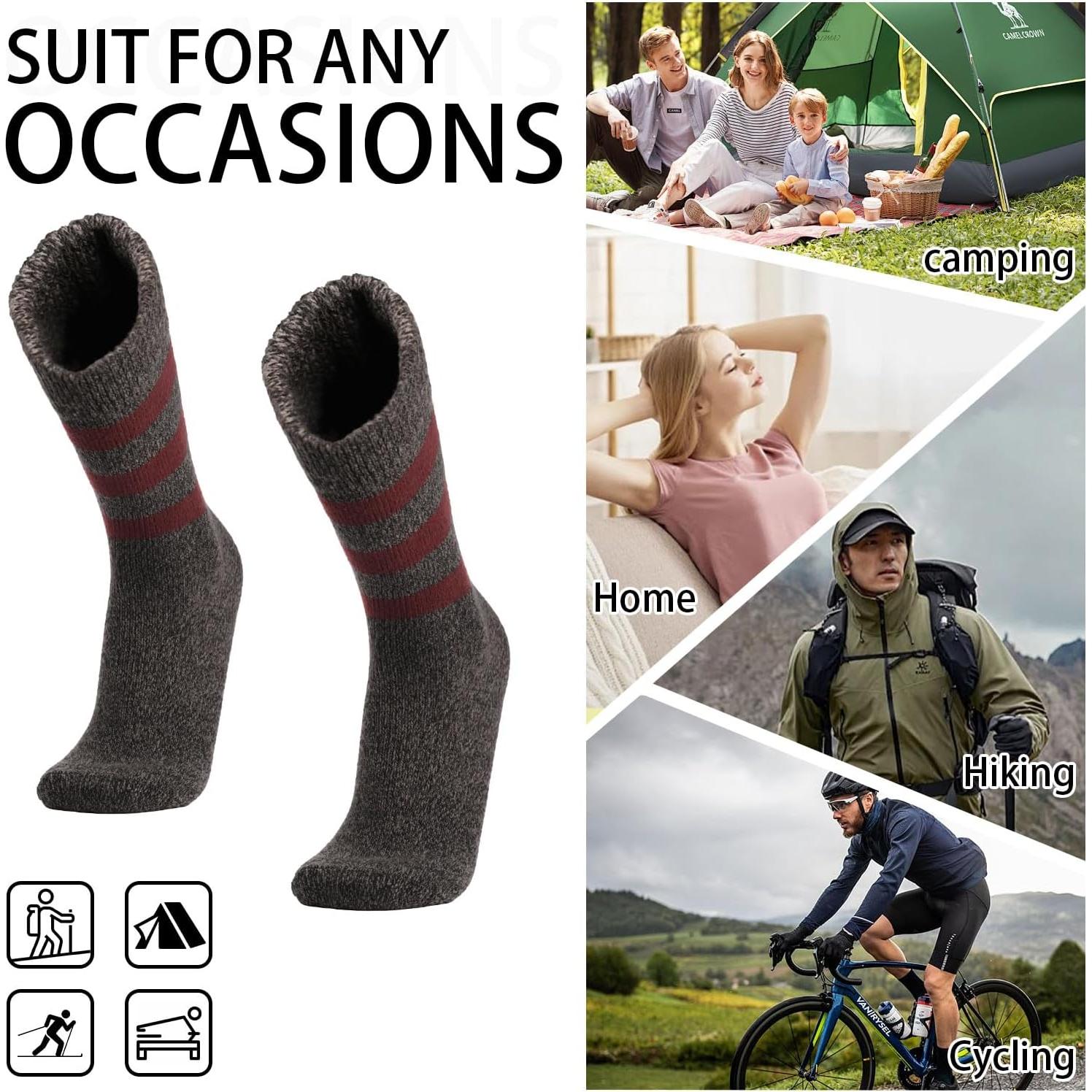 Calcetines Térmicos de Invierno AOLIWEN para Hombre - 5 Pares