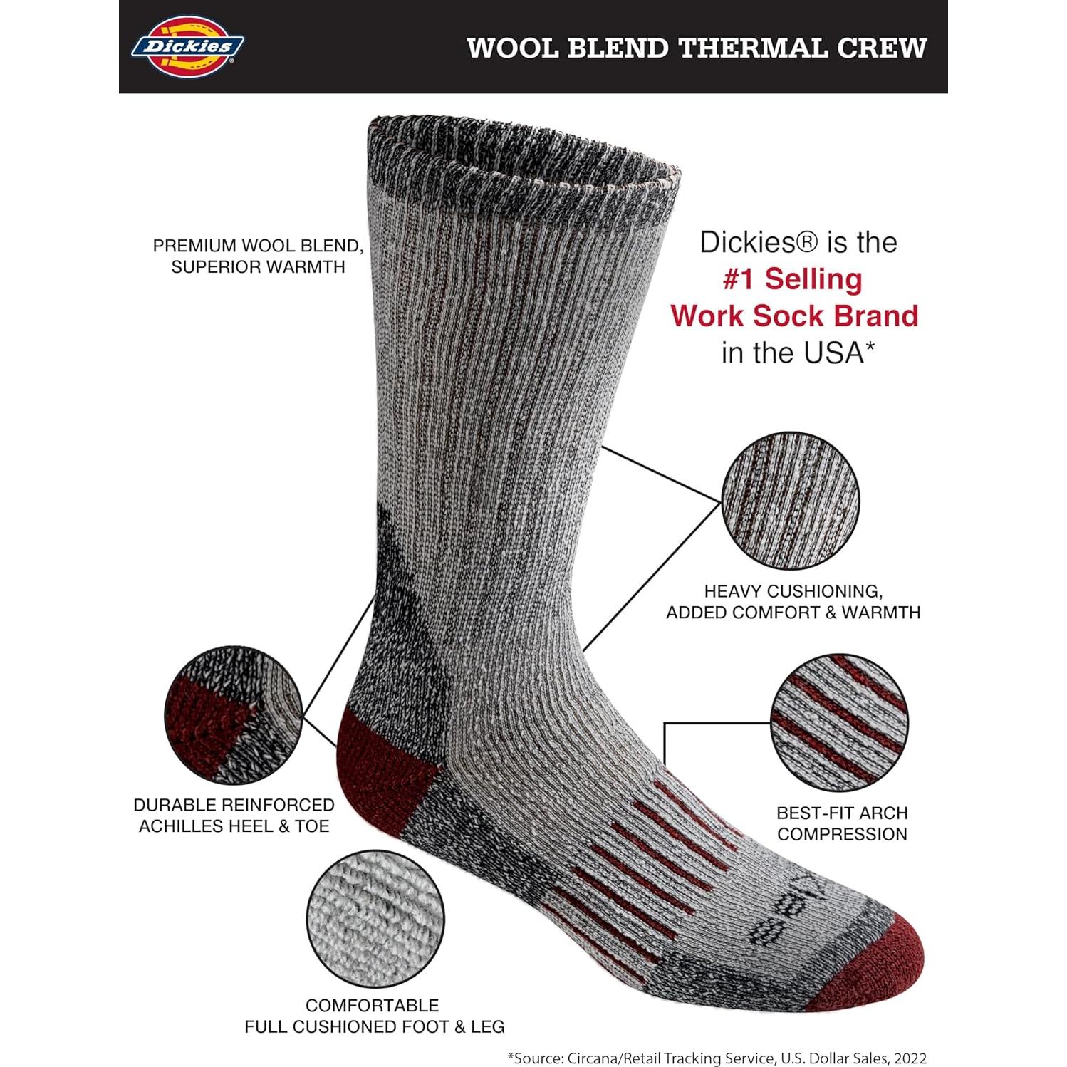 Calcetines Térmicos de Lana Dickies para Hombre - 2 Pares