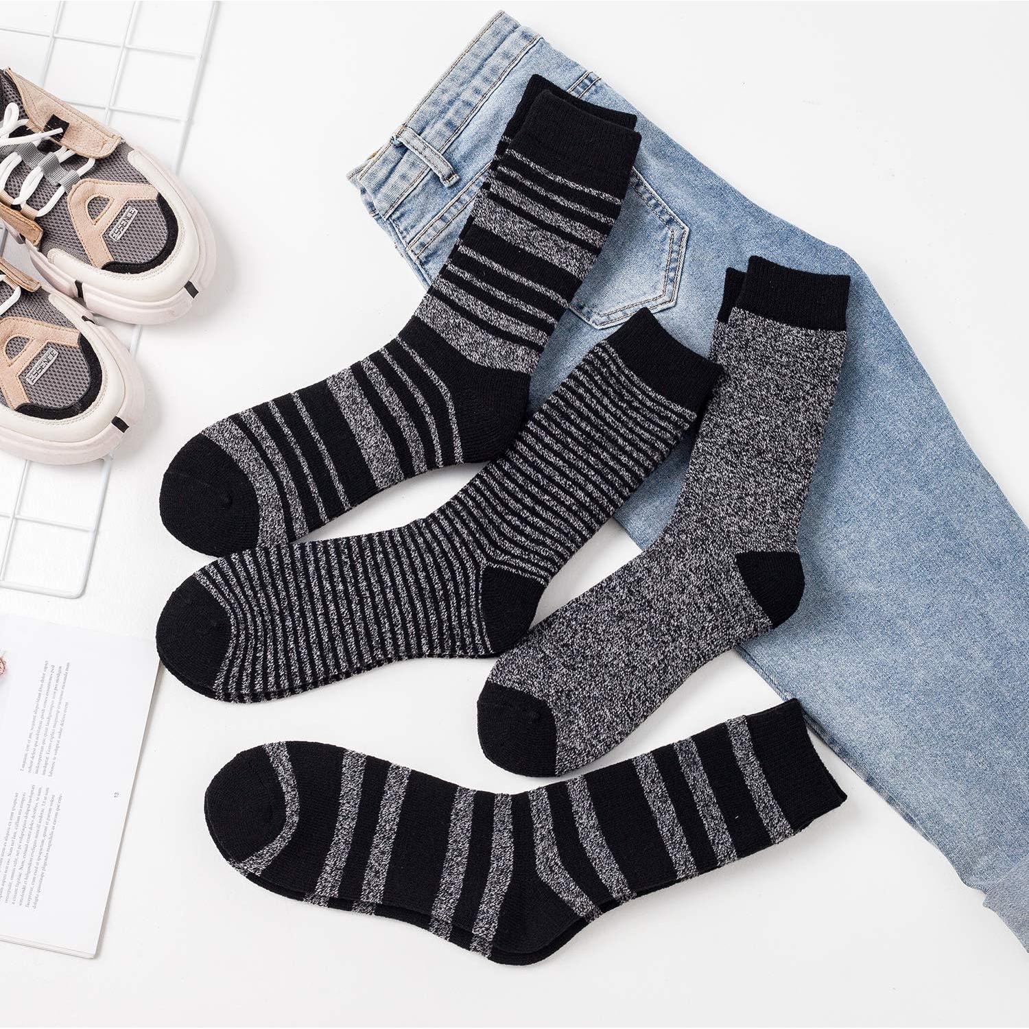 Calcetines Térmicos Gruesos para Hombres 4 Pares Invierno