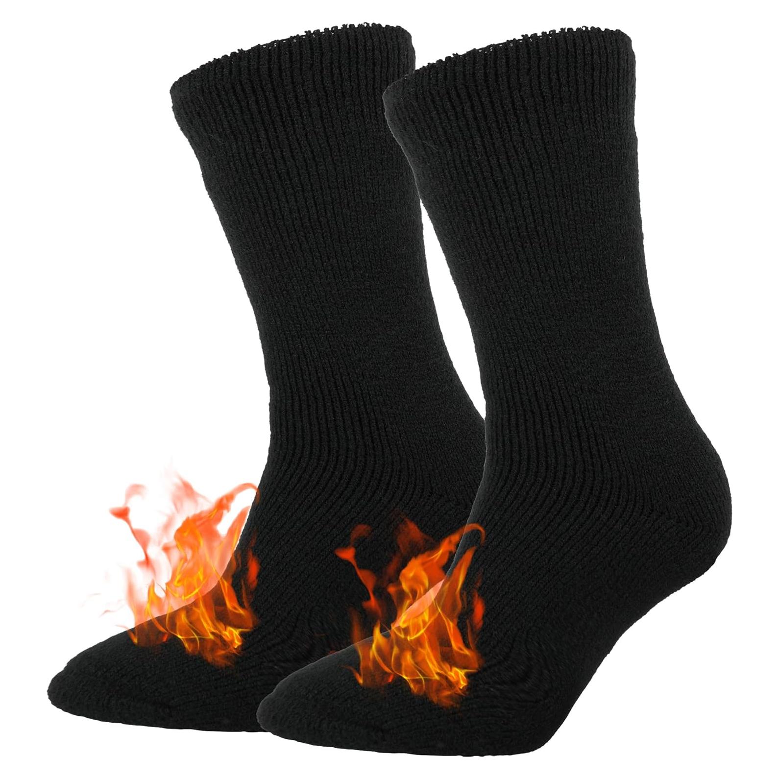 Calcetines Térmicos BomKinta para Hombre - Talla 40-44 - Negro