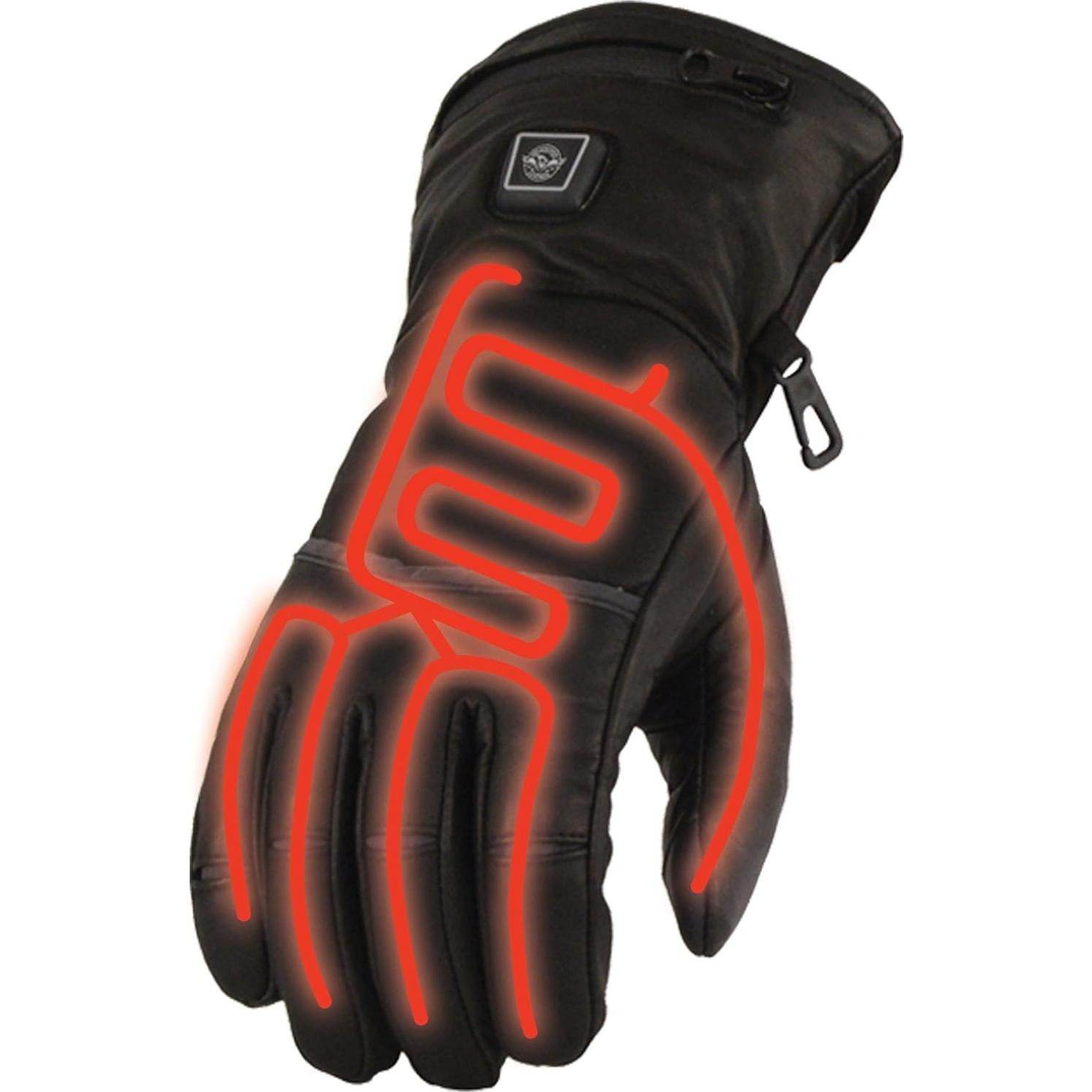 Guantes calefaccionados impermeables Leather Xtreme - Táctil Grande
