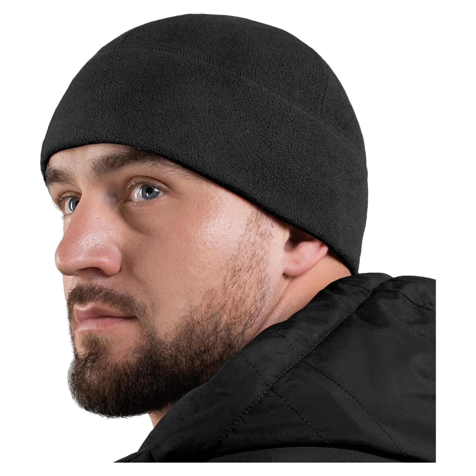 Gorro Táctico Militar M-Tac Elite Fleece Negro Grande