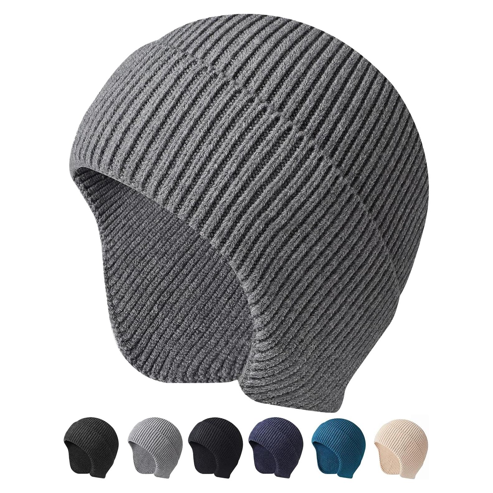 Gorro de Invierno Arcweg Unisex con Orejeras Térmico Gris