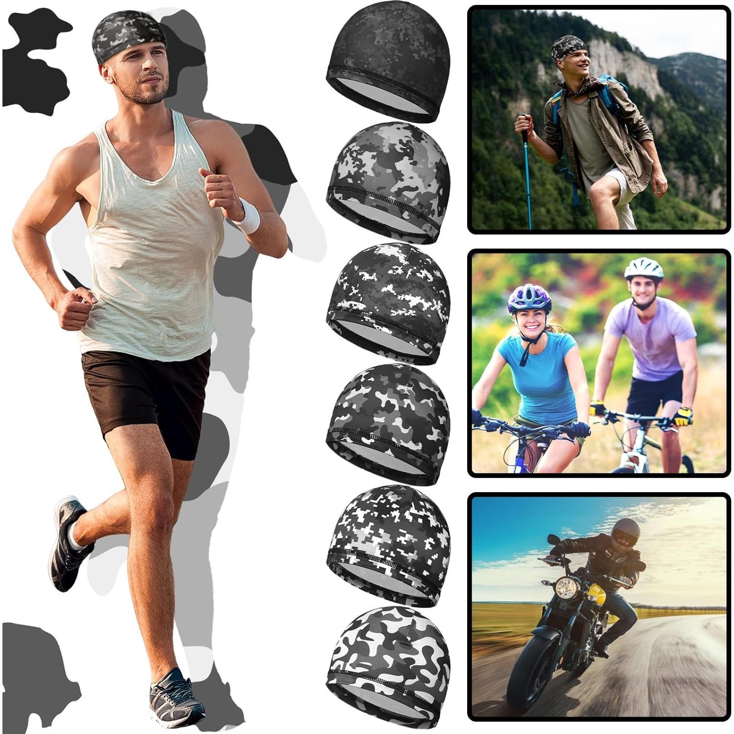 Gorras Enfriadoras Boao 6 Piezas para Correr y Ciclismo