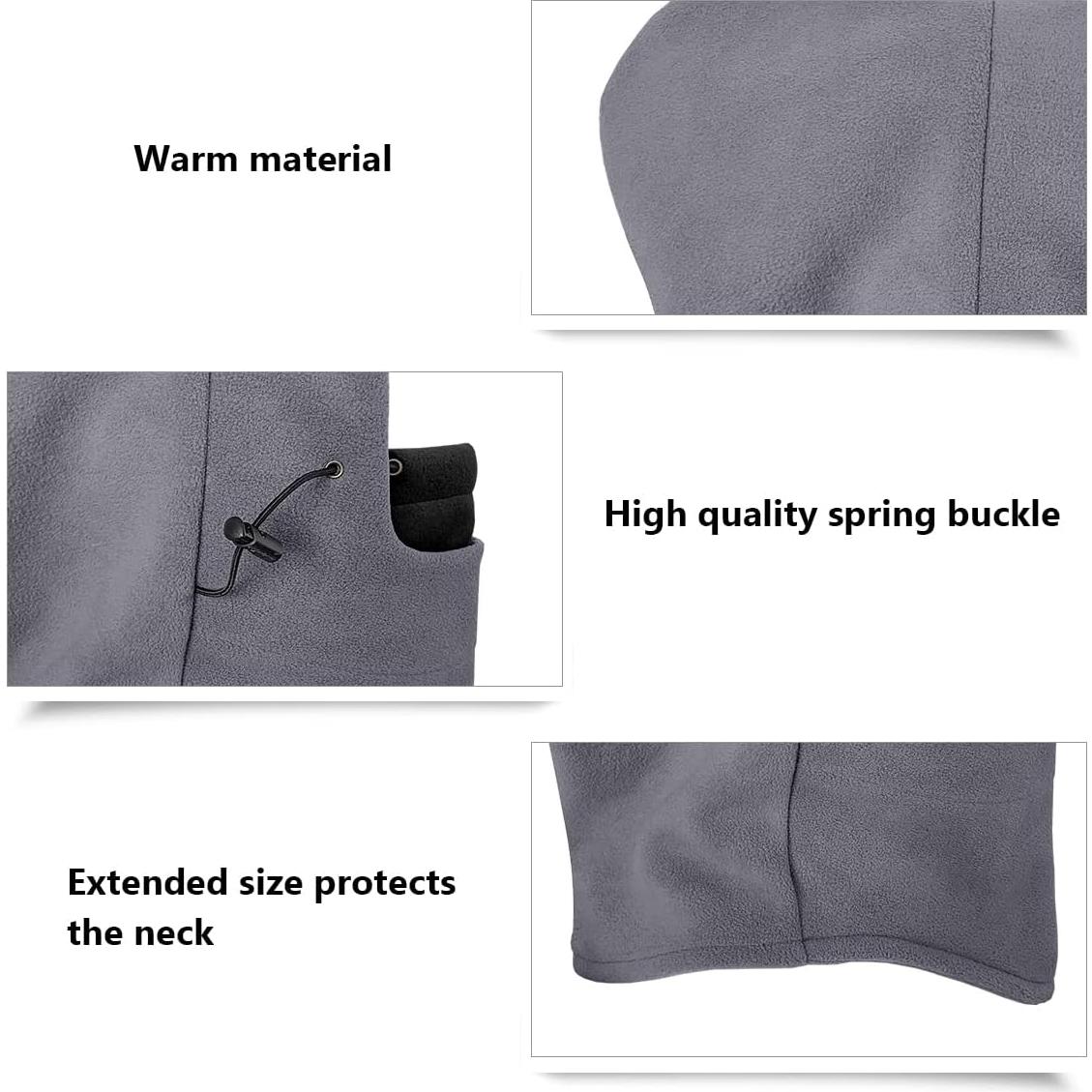 Paquete de 2 Máscaras Balaclava Polar Unisex para Invierno