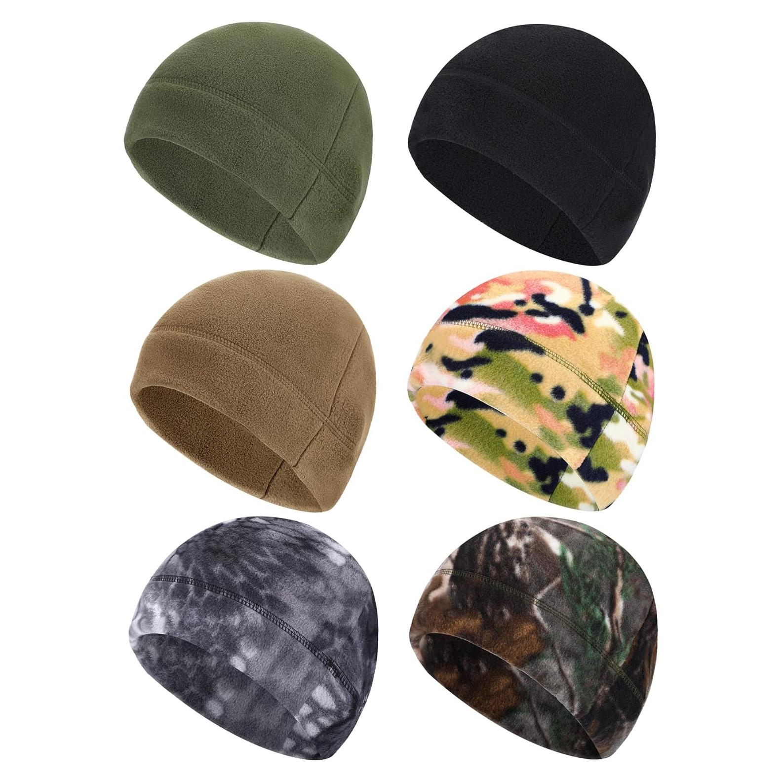 Gorras de Esqueleto SATINIOR 6 Piezas Forro Polar Invierno