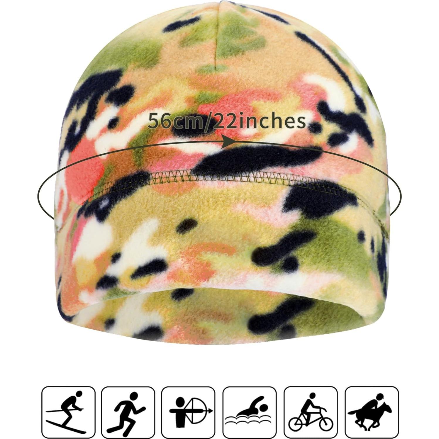 Gorras de Esqueleto SATINIOR 6 Piezas Forro Polar Invierno