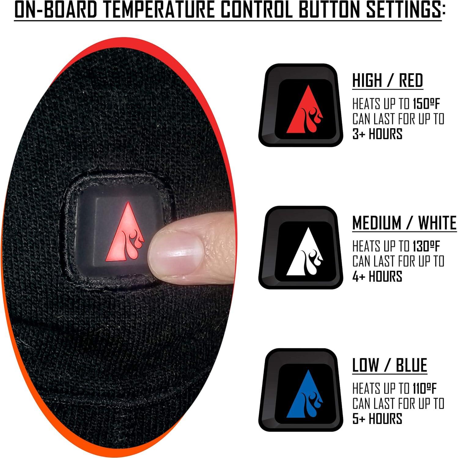 Calcetines Calentados por Batería ActionHeat 5V de Lana