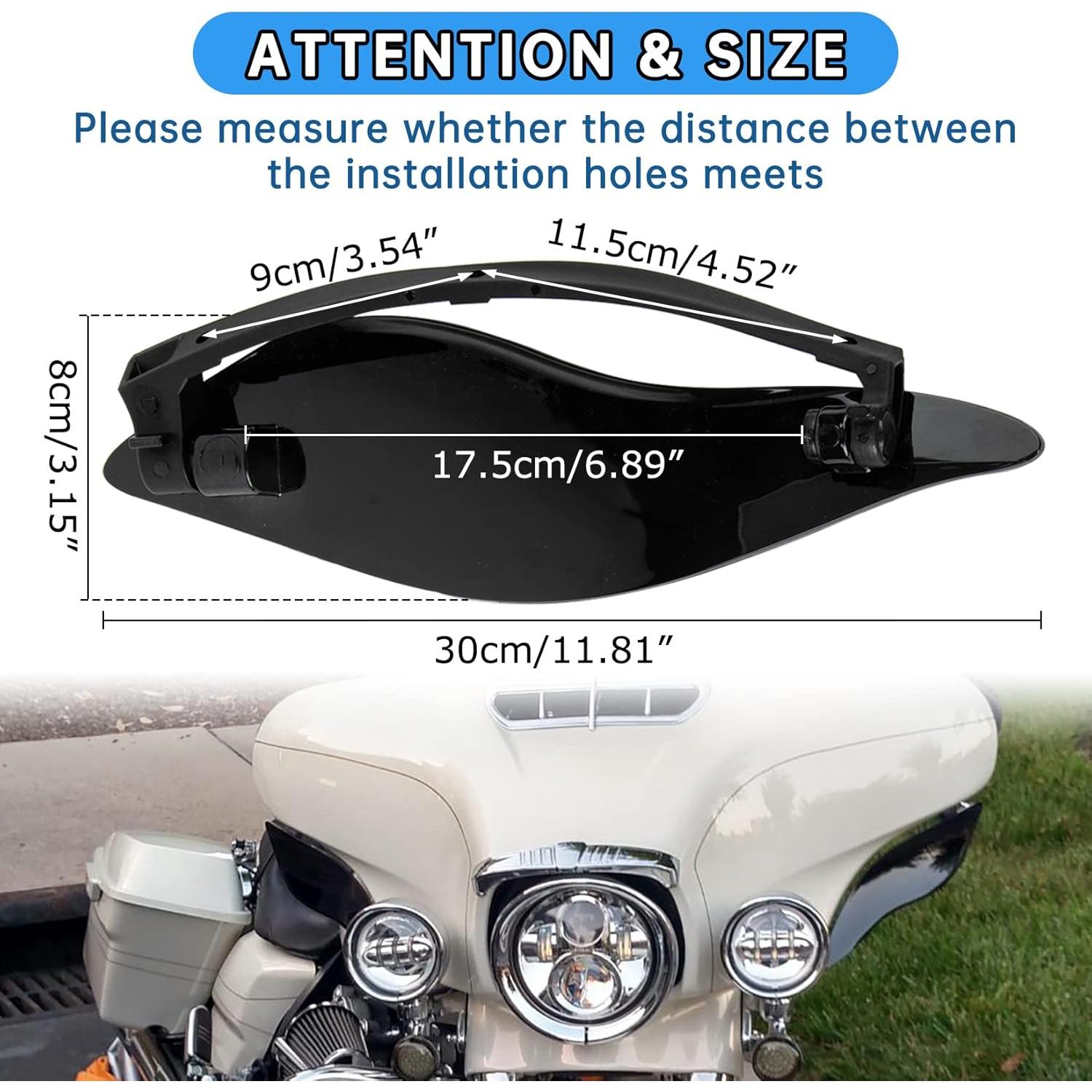 Deflectores de aire ajustables PSLER para Electra Glide 2014-2022