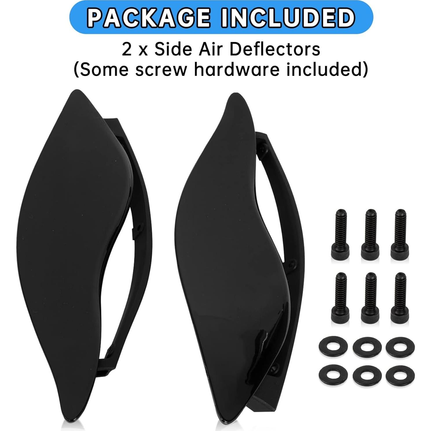 Deflectores de aire ajustables PSLER para Electra Glide 2014-2022