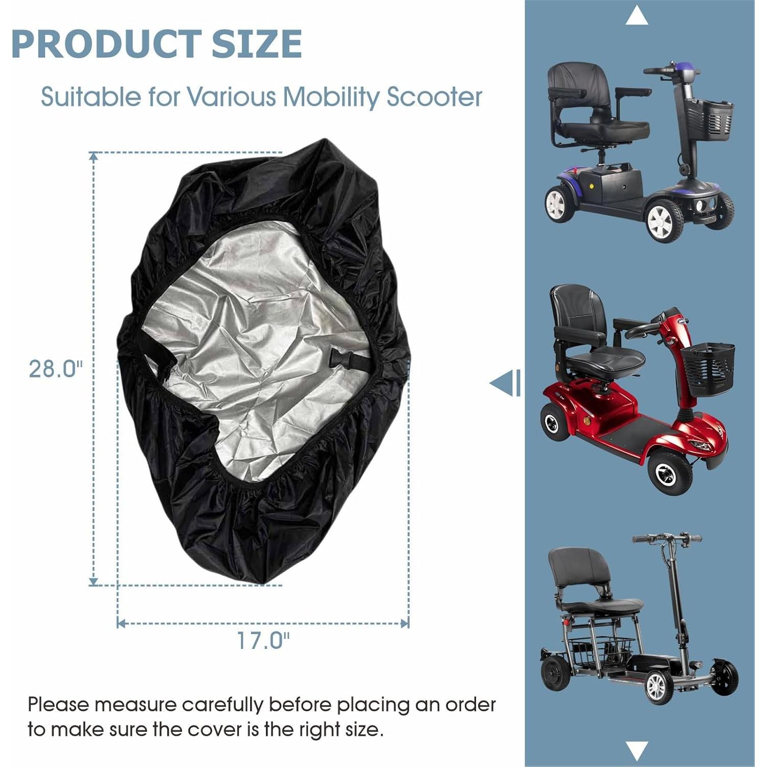 Cubierta de Asiento para Scooter Eléctrico LITEMATIRA 71x43cm