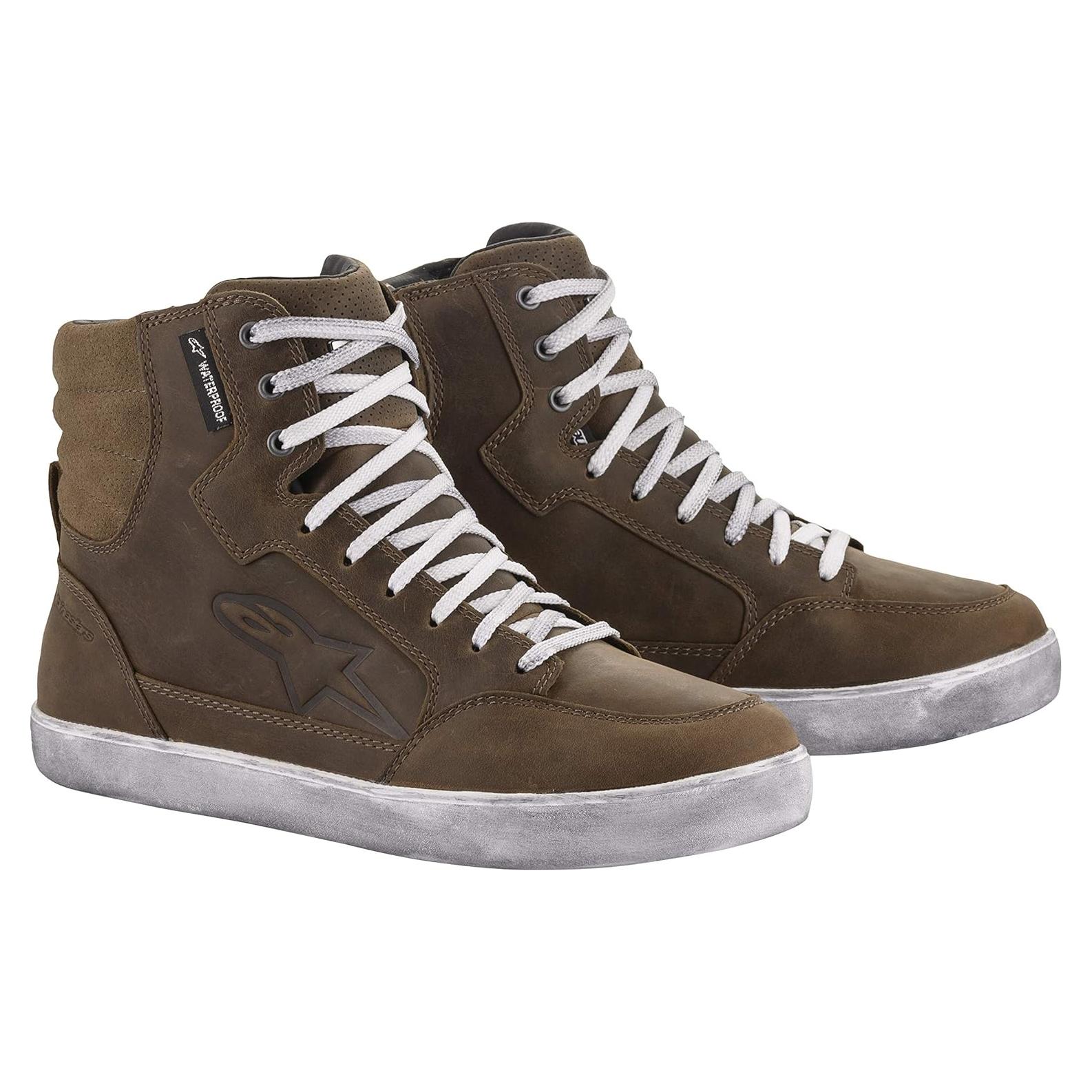 Zapatos Impermeables Alpinestars J-6 para Mujeres, Marrón, 40.5