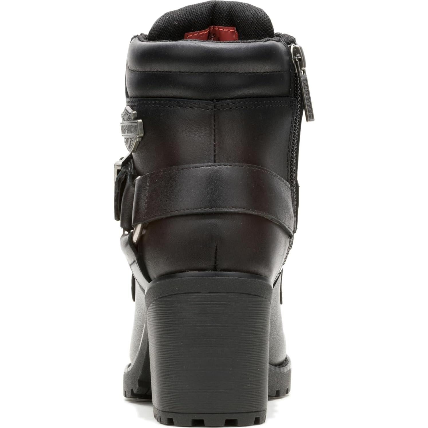 Botín de motocicleta mujer Harley-Davidson Howell negro 11.43 cm