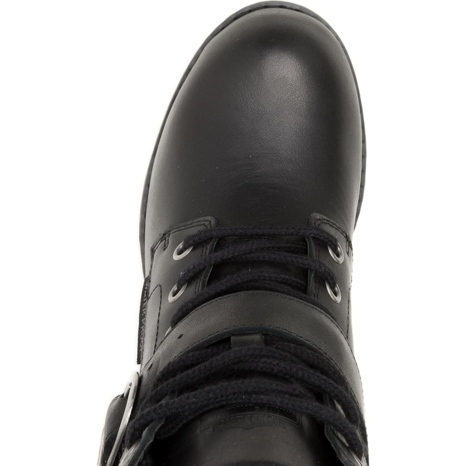 Botín de motocicleta mujer Harley-Davidson Howell negro 11.43 cm