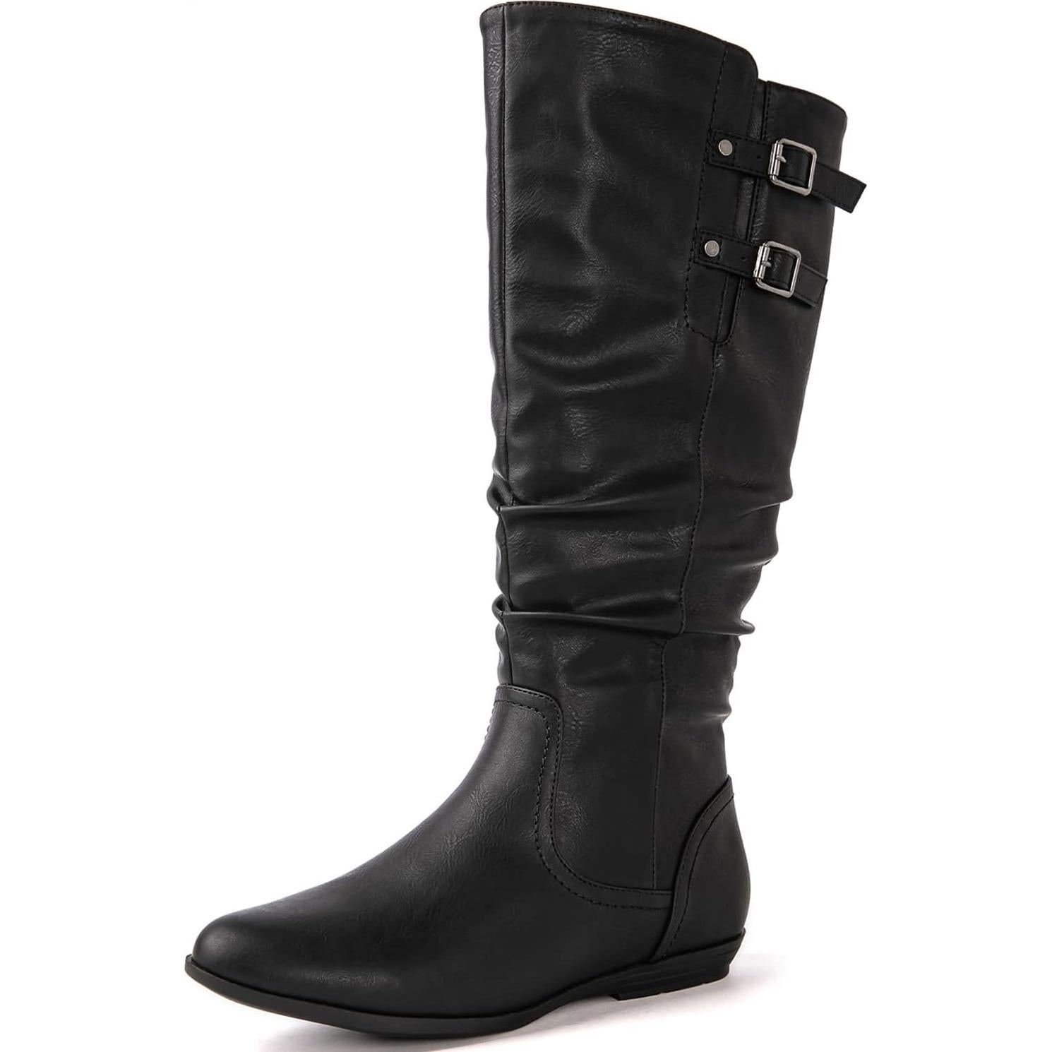 Botas Altas de Moda para Mujer Globalwin 100% Cuero Sintético
