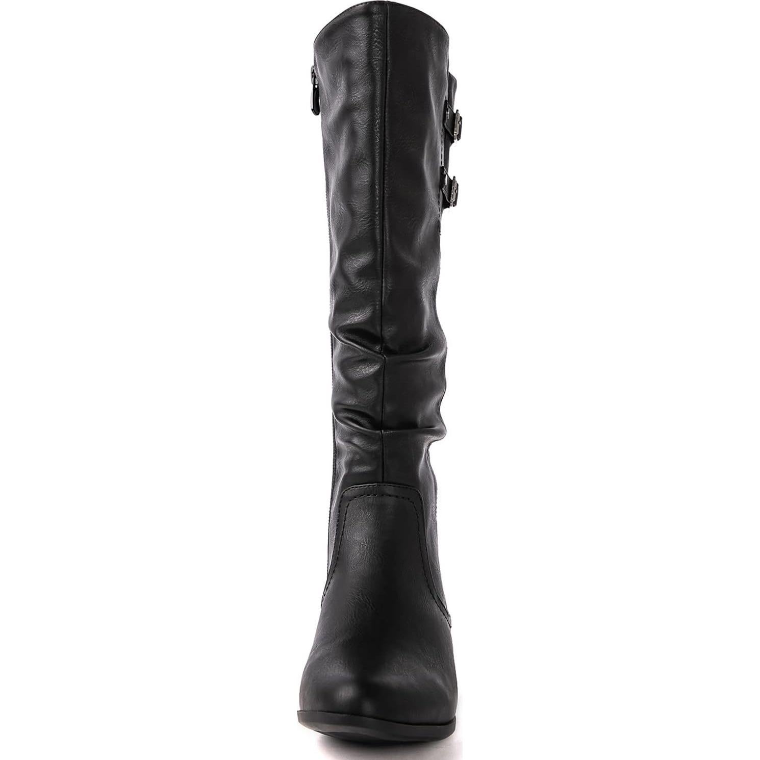 Botas Altas de Moda para Mujer Globalwin 100% Cuero Sintético