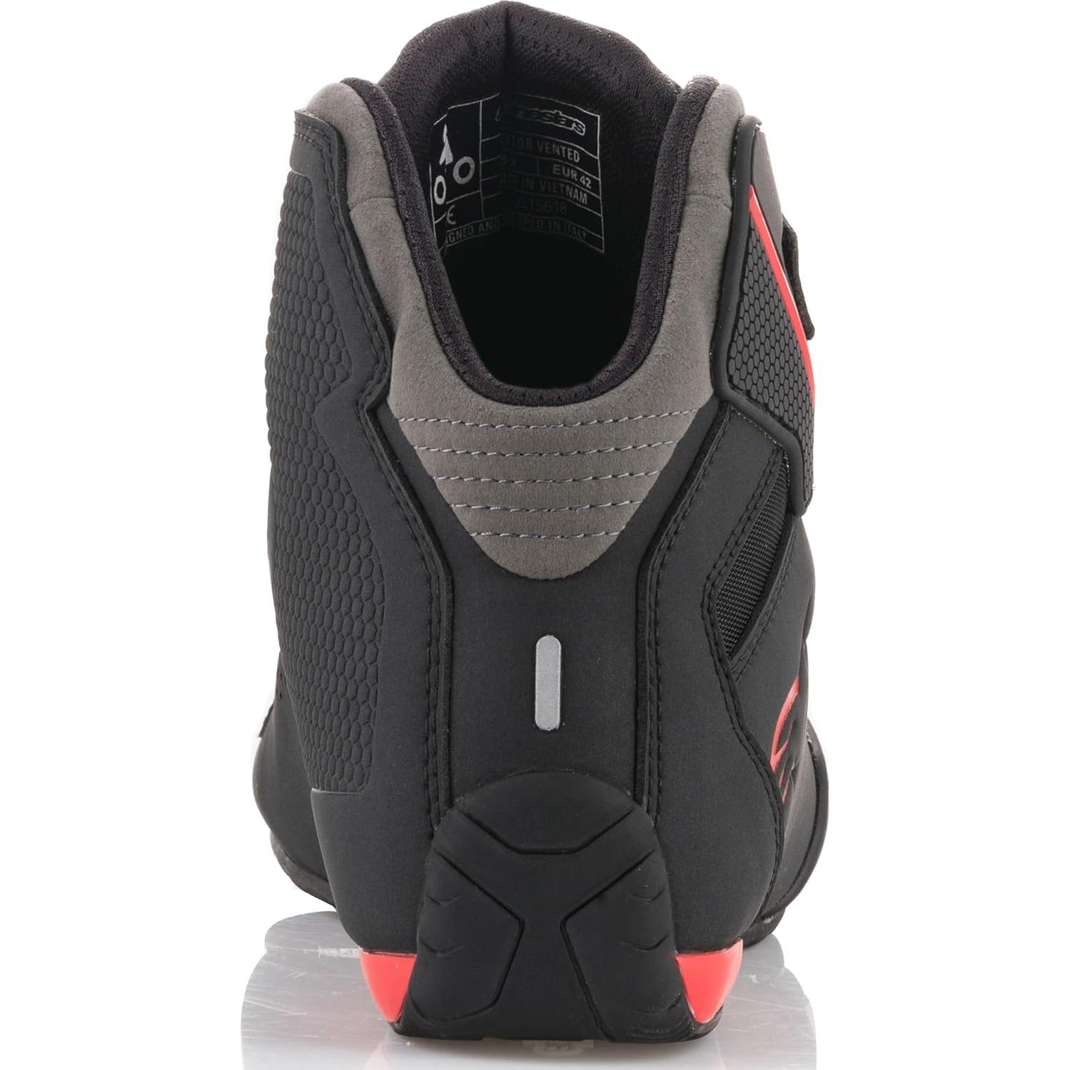Zapatos Alpinestars Sektor Ventilados Negros y Rojos - 42