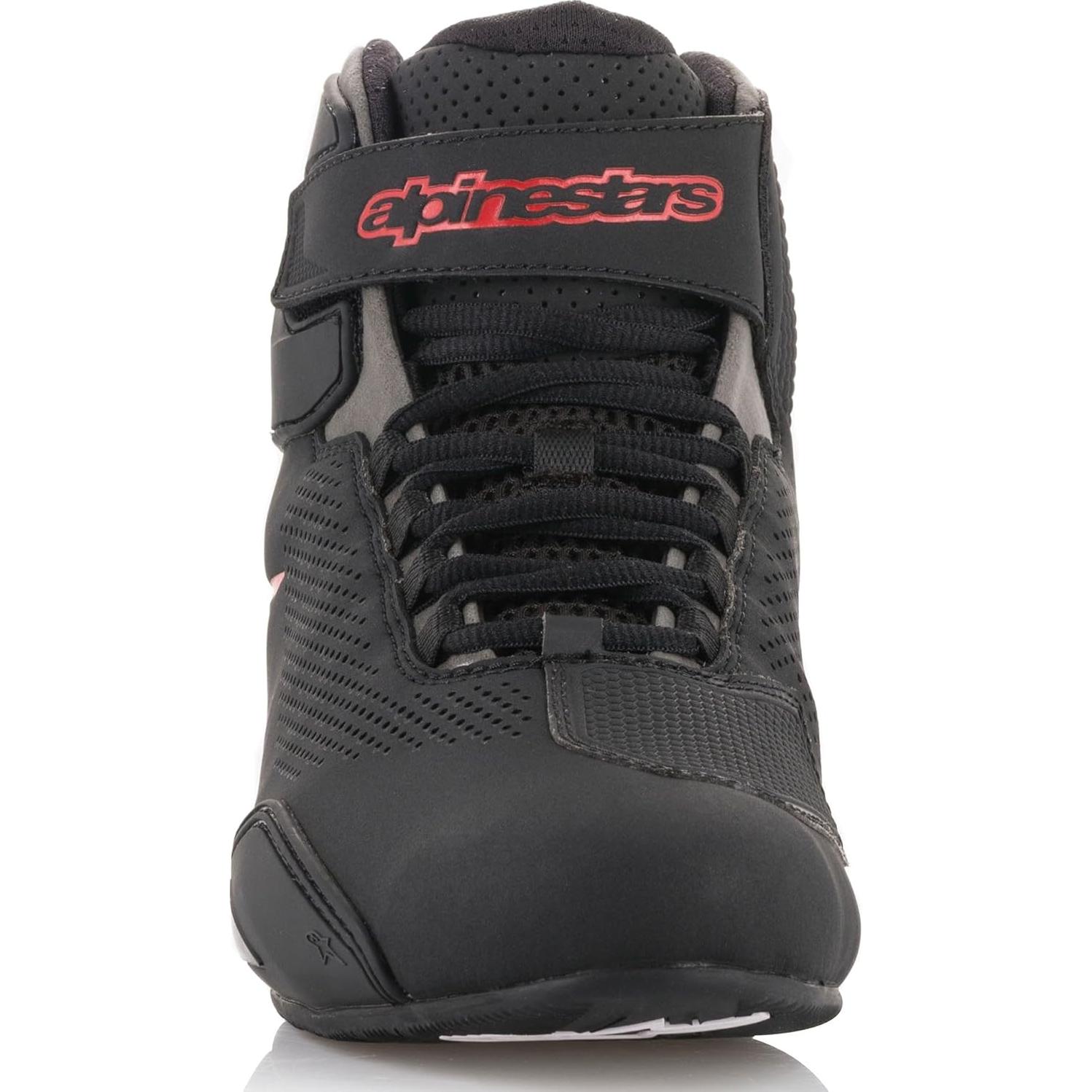 Zapatos Alpinestars Sektor Ventilados Negros y Rojos - 42