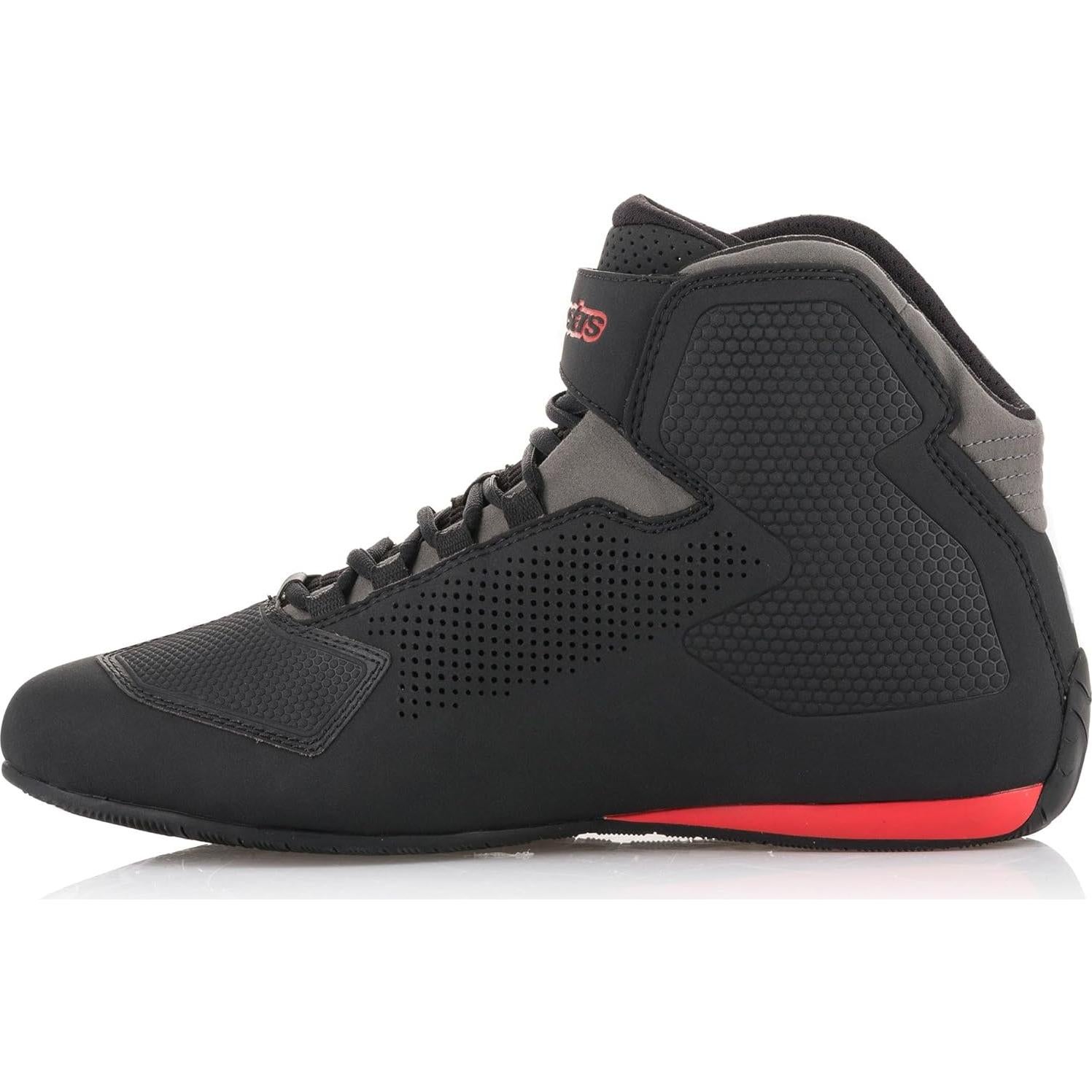 Zapatos Alpinestars Sektor Ventilados Negros y Rojos - 42